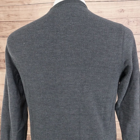 GAP GREY LONG SLEEVE CREW NECK SWEATER MENS SIZE XS - Picture 5 of 6
